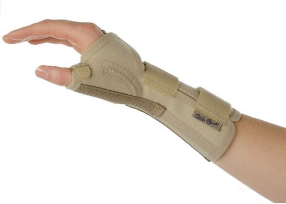 Corset for the wrist joint for arthritis